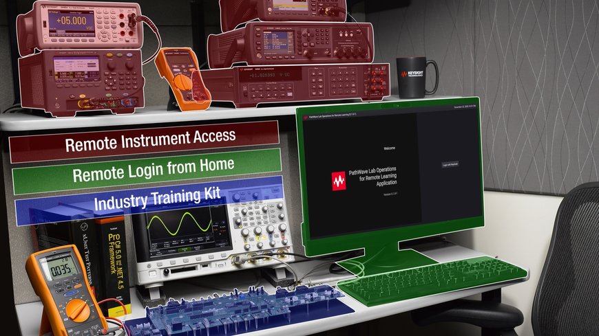 Keysight präsentiert industrietaugliche Remote-Access-Laborlösung für Online-Kurse